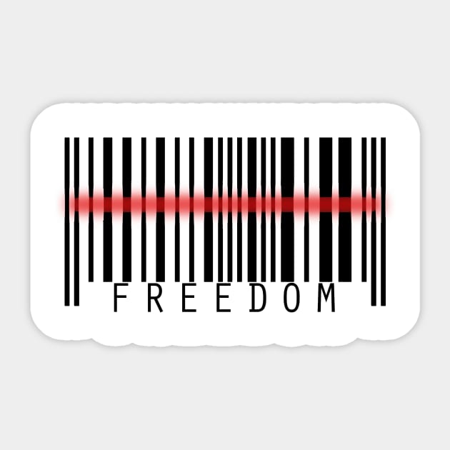 freedom Sticker by atasistudio